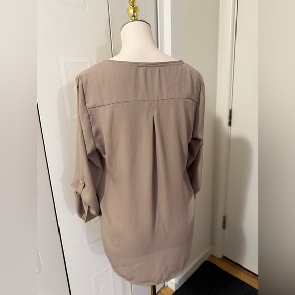 Sweet Rain Large Beige Blouse - Picture 6 of 6